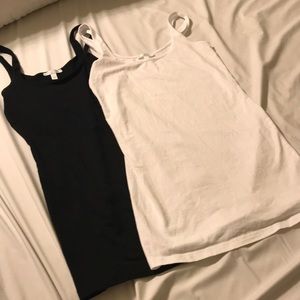 Abound Black and White Tank Tops